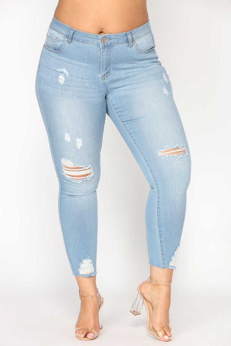 Junk In The Trunk Ripped Jeans