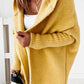 Fashion Bat Sleeve Hooded Cardigan Oversized Loose Temperament Solid Color Sweater Womens Clothing