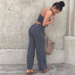 Candice Striped Jumpsuit
