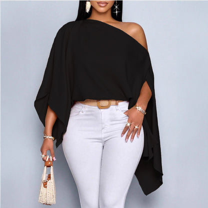 Batwing-sleeve Blouse