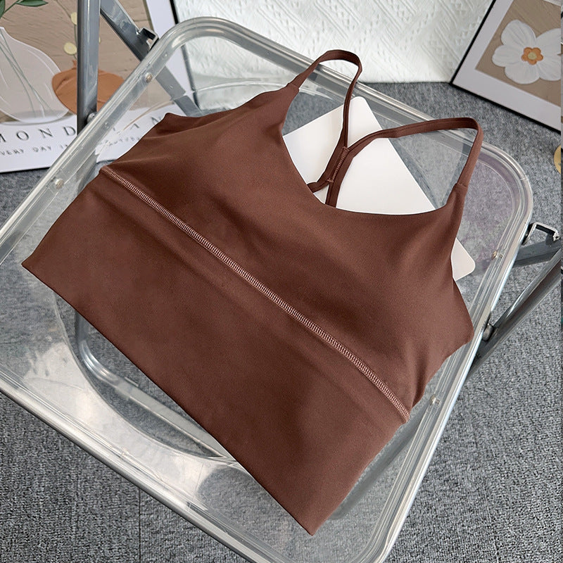 Women's Slim Shoulder Yoga Sports Vest