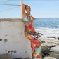Spaghetti-strap Floral Print Seaside Vacation Dress