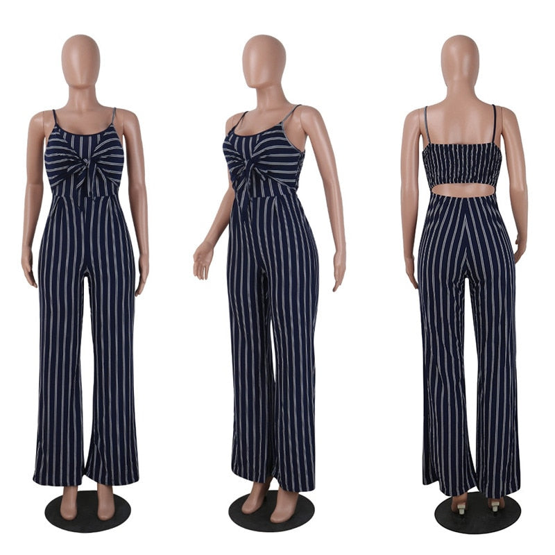 Candice Striped Jumpsuit