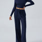 Tiffany Wide Leg Casual Trousers Suit