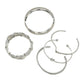 Retro Minimalist Chain Bracelet For Women Fashionable Mixed-style Open Design