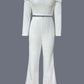 Casual Solid Color Women's Long Pants Sport Furry Pants Cuffed Pants Set