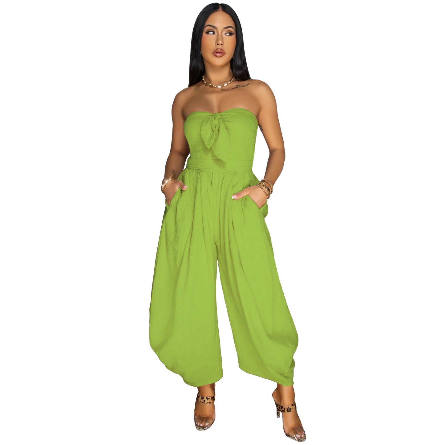 Willow Chest Wrap Jumpsuit