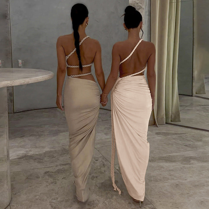 Jenae One Shoulder Ruched Dress