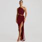 Jenae One Shoulder Ruched Dress