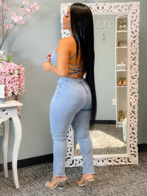 Denim Ru Jumpsuit