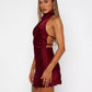 Amber Halter Backless Dress