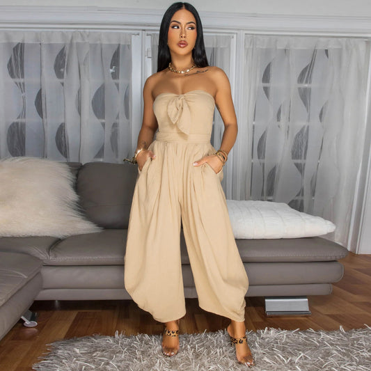 Willow Chest Wrap Jumpsuit