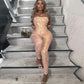 Metallic Gloss Jumpsuit