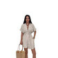 Simone Casual Loose One-piece Shorts Suit
