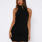 Amber Halter Backless Dress
