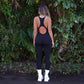 Yoga Slim Fit Halter Hip Sports Jumpsuit