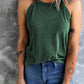 Curved Hem Grecian Tank Top