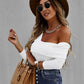 Fashion Sexy Off-Shoulder Long-Sleeved T Women Clothing