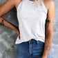 Curved Hem Grecian Tank Top